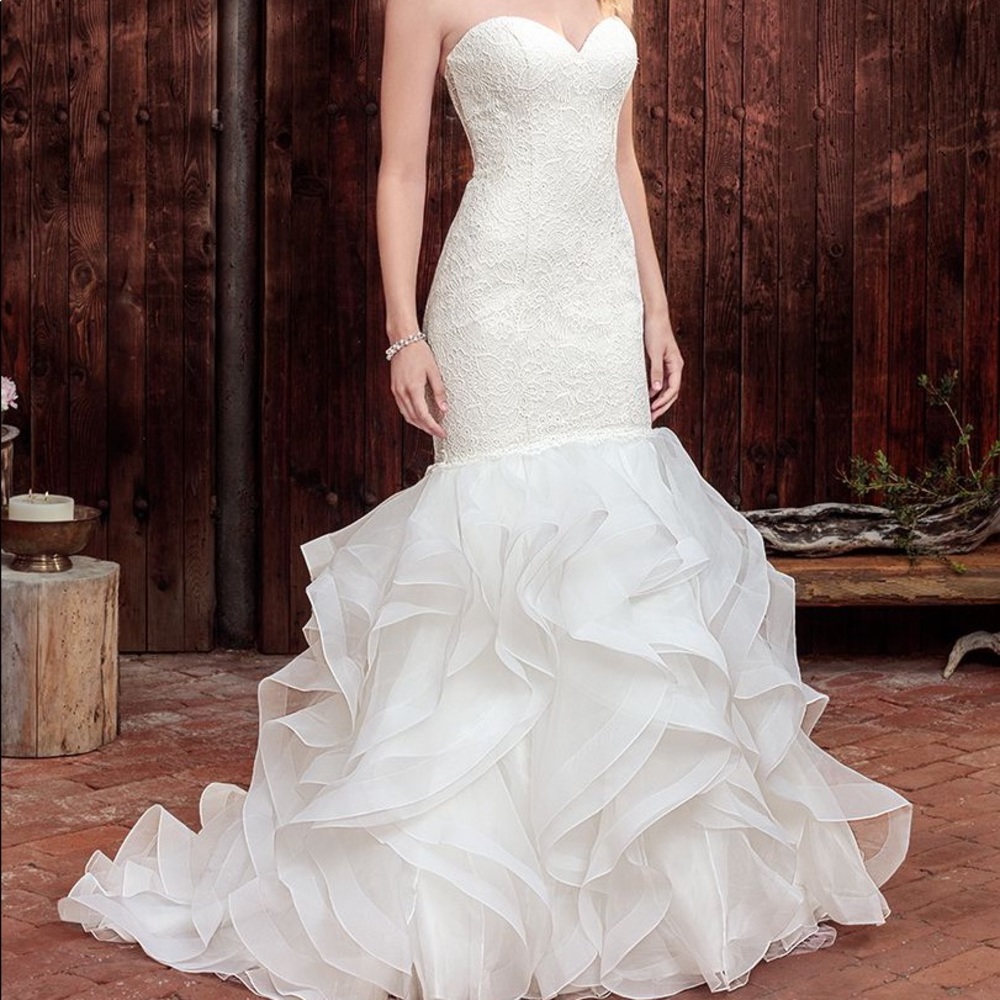 Casablanca Bridal - Beloved BL262 -  Champagne / Ivory - size 14 (fits is a 10)